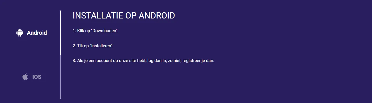 Igobet Casino Android app – download en speel mobiel casino overal