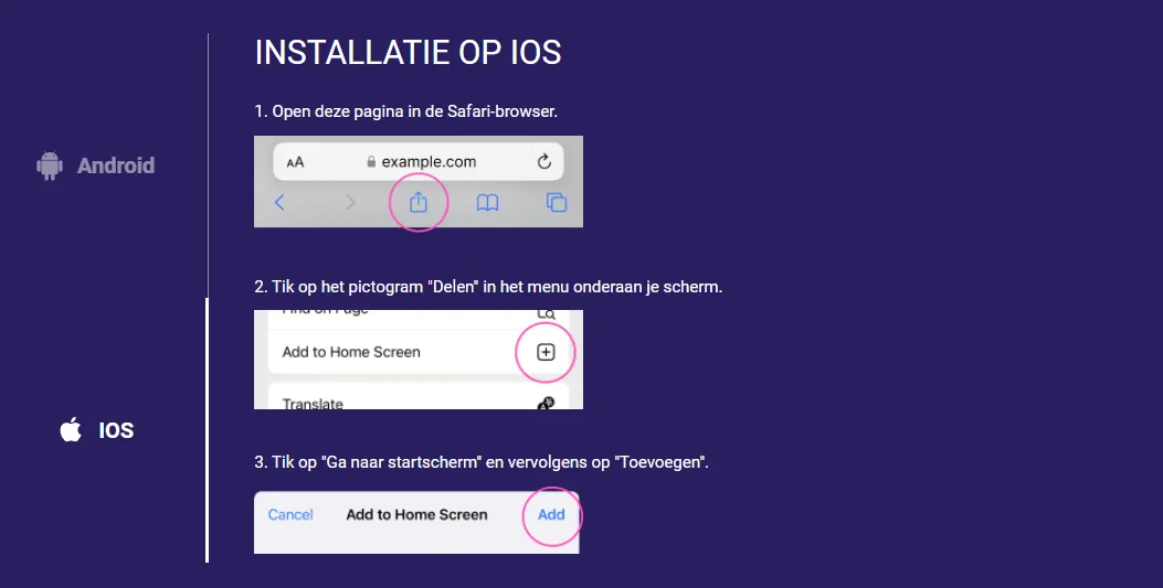 Igobet Casino iOS app – speel casino op iPhone en iPad met snelle toegang