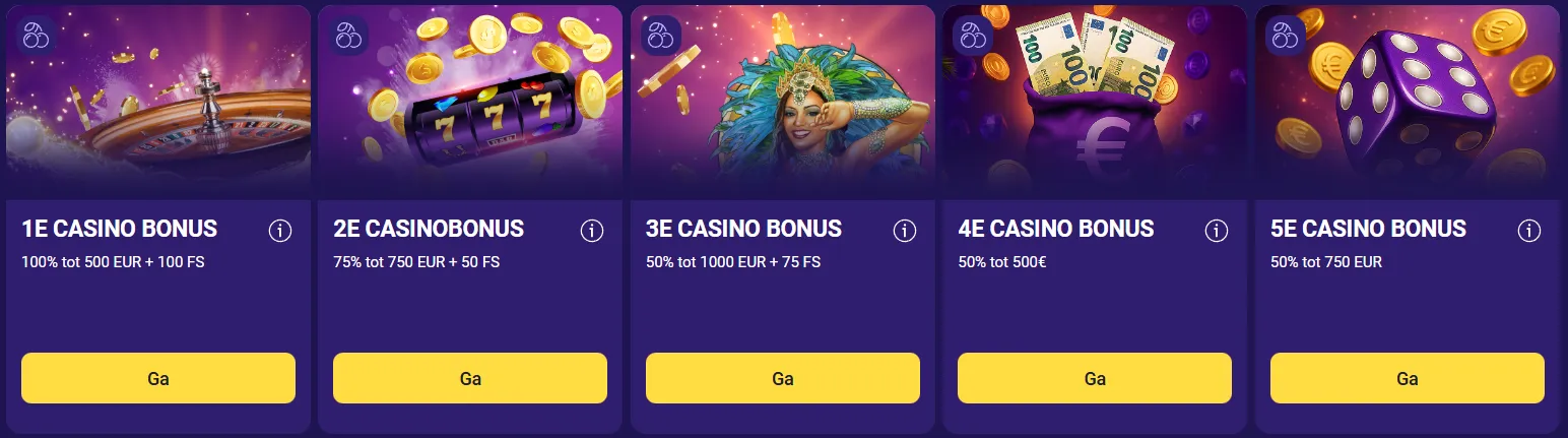 iGobet welkomstbonus 2026 – 100% tot €500 + 100 gratis spins + extra stortingen bonussen in Nederland